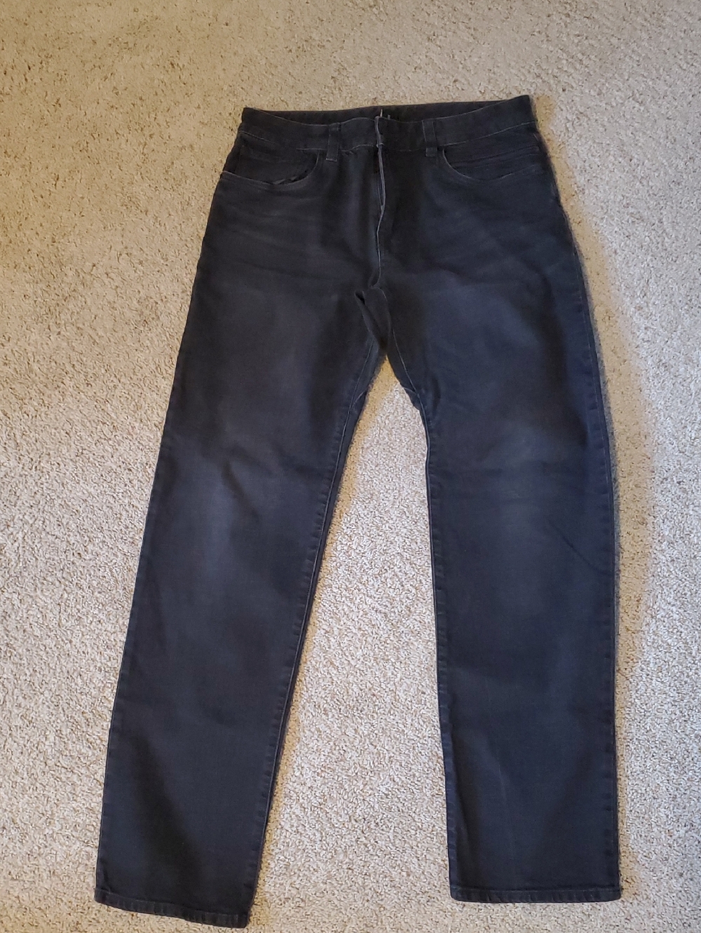Prana Straight Fit Black Jeans - 32x32